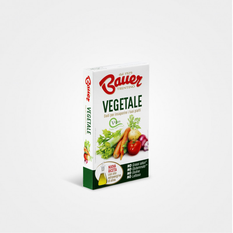 „Dado vegetale“ Gemüsebrühe von der Firma Bauer im Trentino