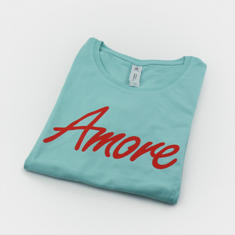 Amore T-Shirt, Frauen, mint Amore T-Shirt, Frauen, mint