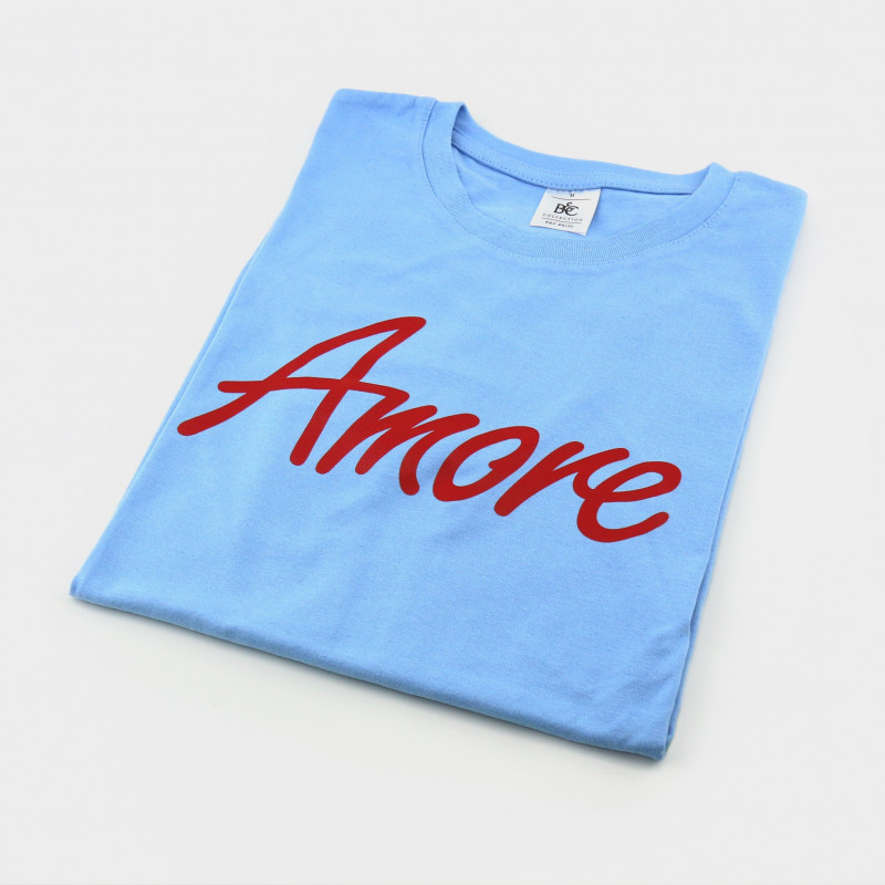 Amore T-Shirt, hellblau Amore T-Shirt, hellblau