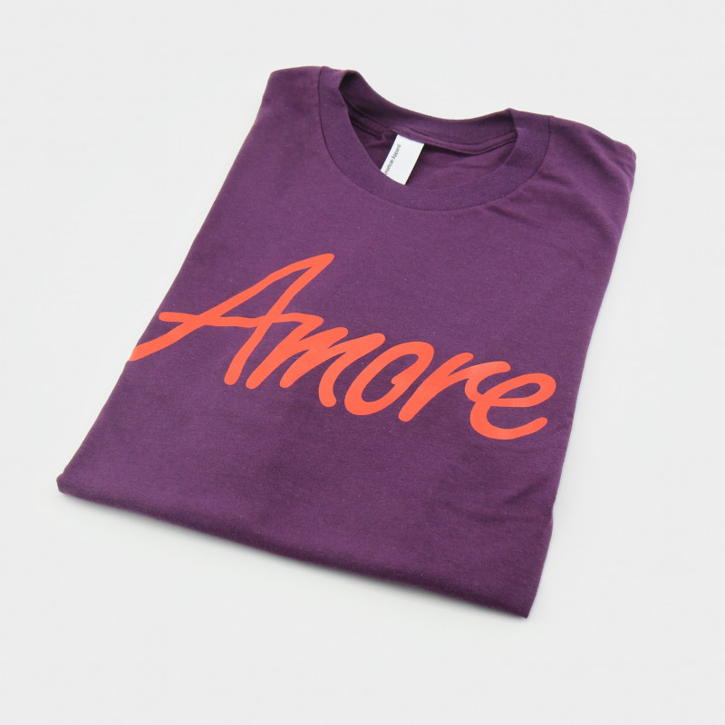 Amore T-Shirt, aubergine, American Apparel Amore T-Shirt, aubergine, American Apparel