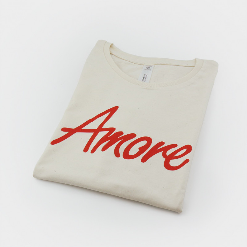 Amore T-Shirt, Frauen, creme Amore T-Shirt, Frauen, creme