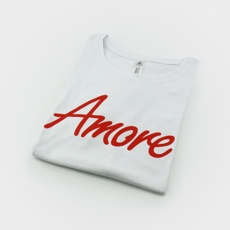 Amore T-Shirt, Frauen, weiß Amore T-Shirt, Frauen, weiß