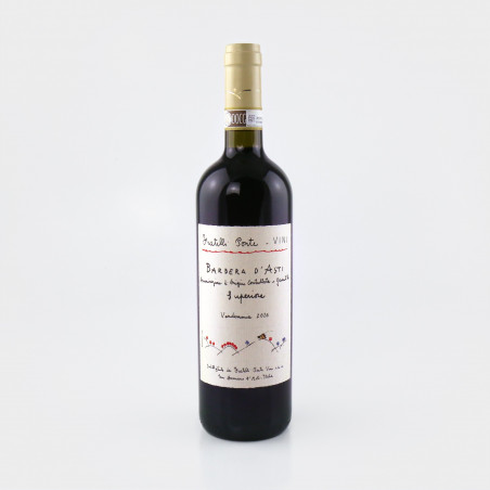 Barbera d’ Asti Superiore DOCG 2016 von Fratelli Ponte, Rotwein aus dem Piemont