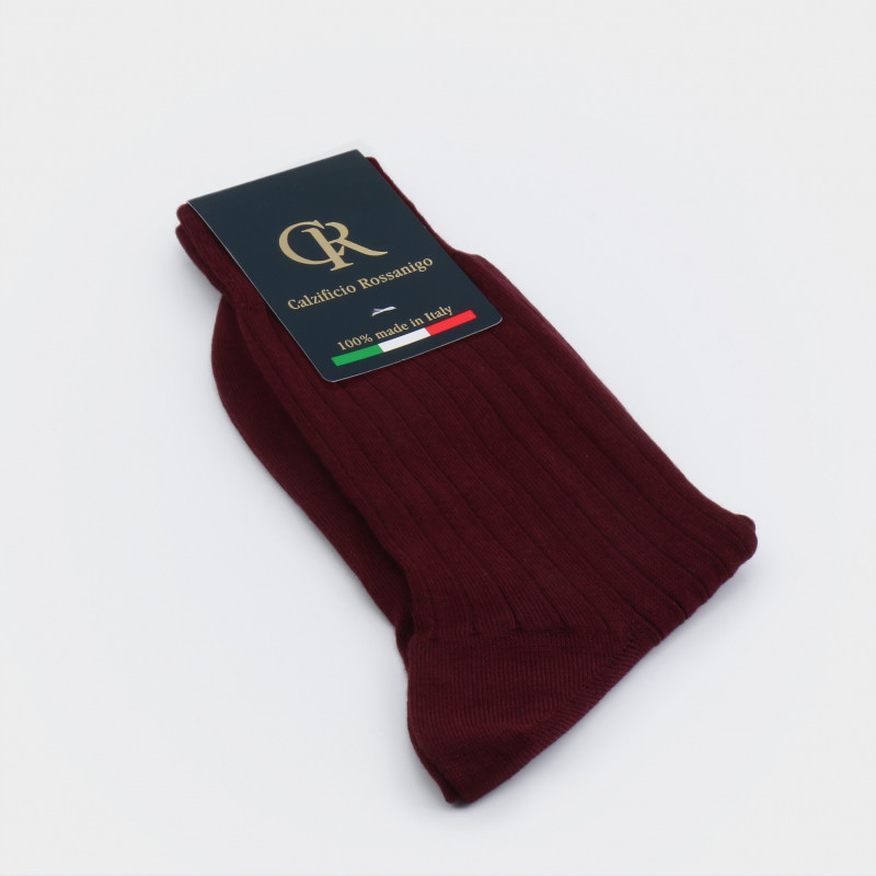 Socken aus Baumwolle von Calzificio Rossanigo in chianti