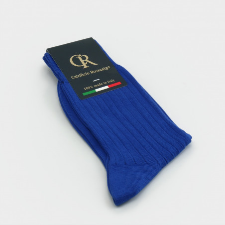 Socken aus Baumwolle, blau