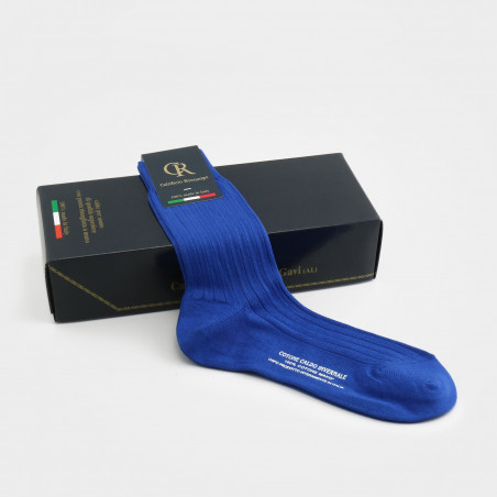 Socken aus Baumwolle, blau