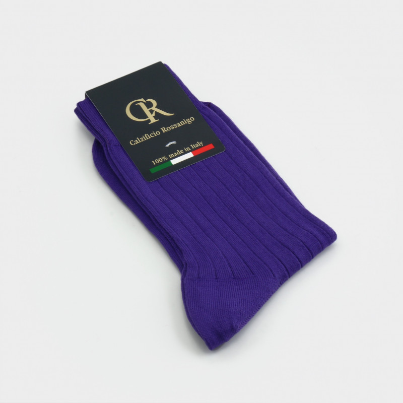 Socken aus Baumwolle, lila Socken aus Baumwolle, lila
