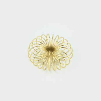Spirale Kerzenständer/ -ring in gold Farben