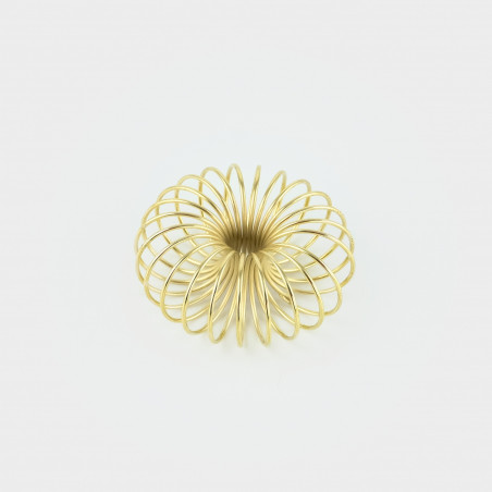Spirale Kerzenständer/ -ring in gold Farben