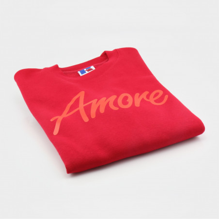 Amore-Sweatshirt, rot