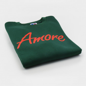 Amore-Sweatshirt, flaschengrün