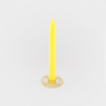 Spirale Kerzenständer in gold (Preis ohne Kerze)