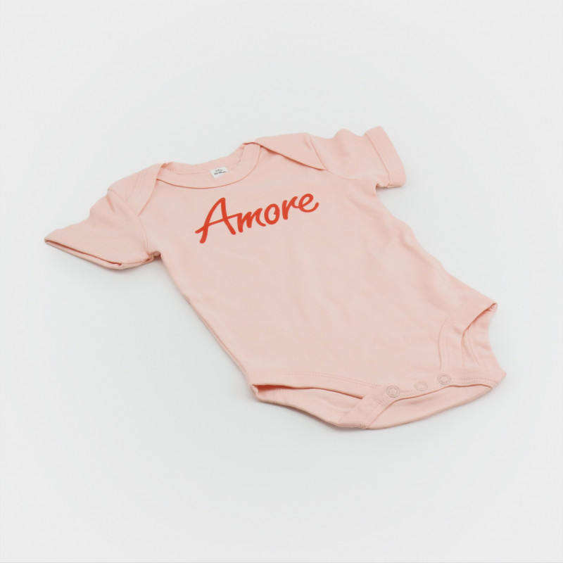 Amore Baby-Body, rosa