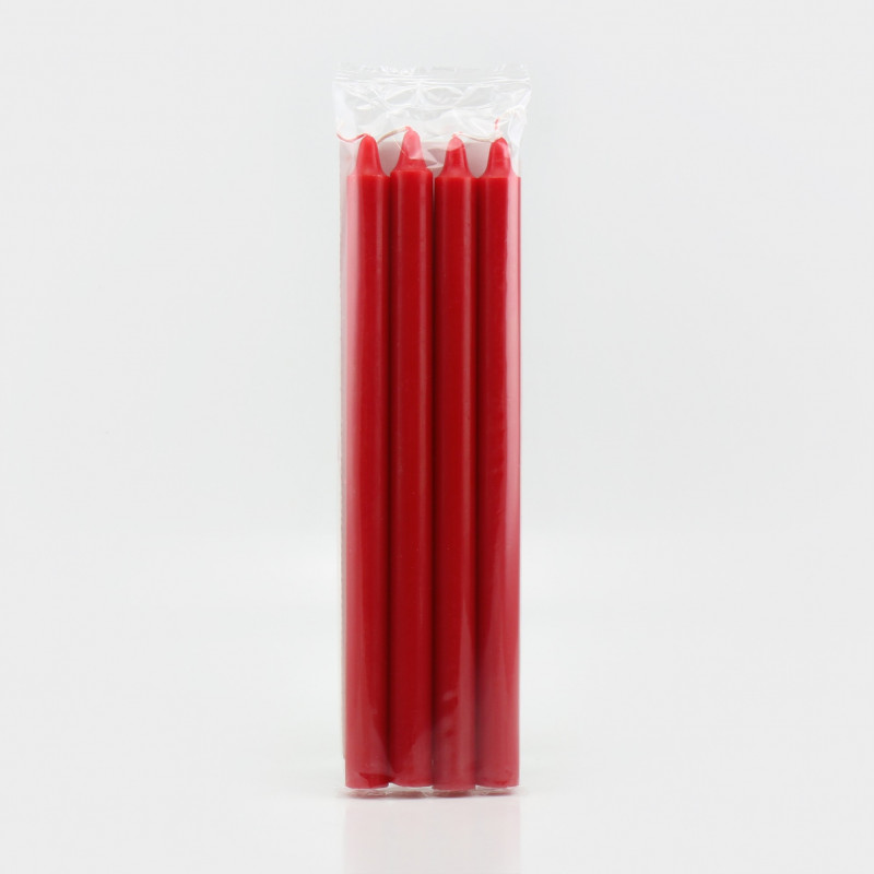 Kerzen 30cm, rot Kerzen 30cm, rot