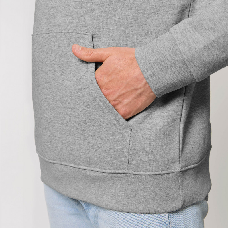 Organic Amore-Hoodie (unisex) heather grey Organic Amore-Hoodie (unisex) heather grey