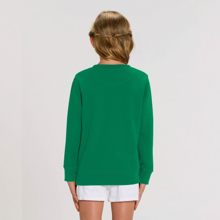 Amore-Sweatshirt für Kinder, grün