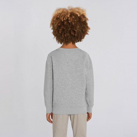 Organic Amore-Sweatshirt für Kinder, heather grey