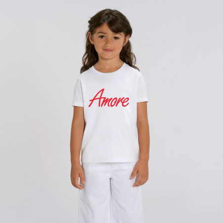 Amore T-Shirt für Kinder, white