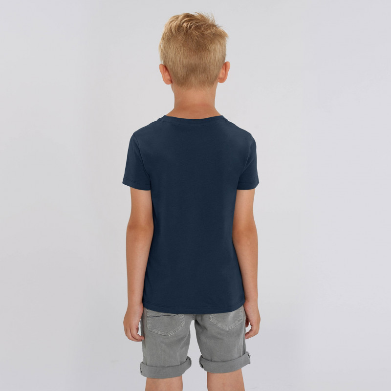Organic Amore T-Shirt für Kinder, french navy Organic Amore T-Shirt für Kinder, french navy