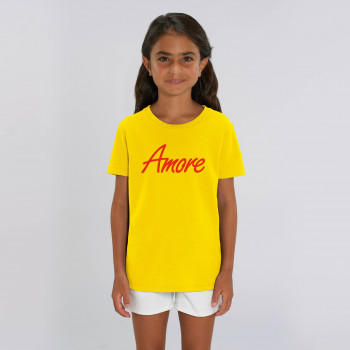 Organic Amore T-Shirt für Kinder, golden yellow