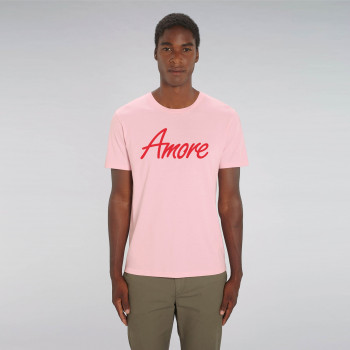 Organic Amore T-Shirt, unisex, cotton pink Organic Amore T-Shirt, unisex, cotton pink