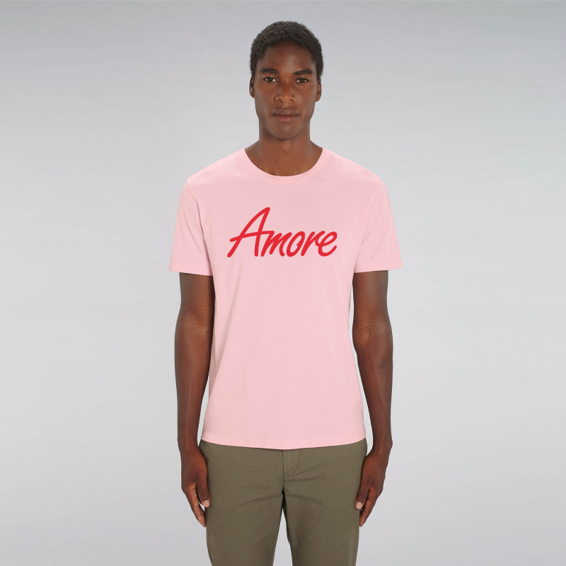 Organic Amore T-Shirt, unisex, cotton pink Organic Amore T-Shirt, unisex, cotton pink