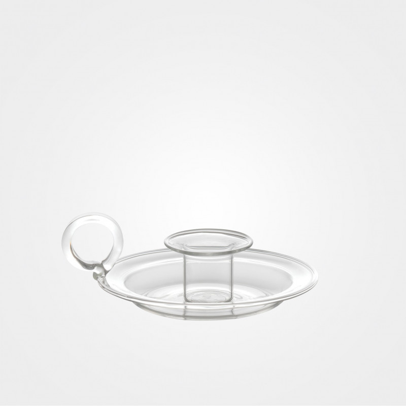 Bitossi Kerzenständer aus Borosilikat, transparent Bitossi Kerzenständer aus Borosilikat, transparent