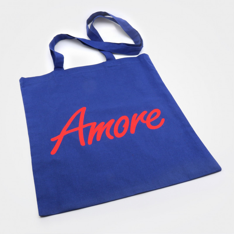 Amore Jutebeutel, jeansblau Amore Jutebeutel, jeansblau