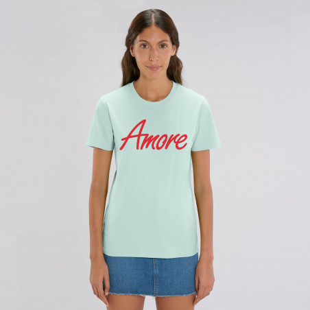 Organic Amore T-Shirt (unisex) caribbean blue