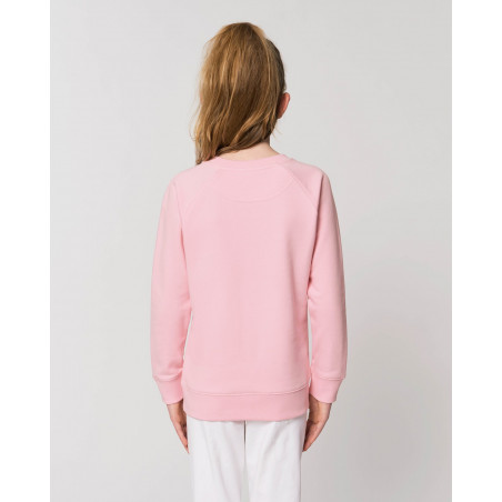 Organic Amore-Sweatshirt für Kinder, cotton pink