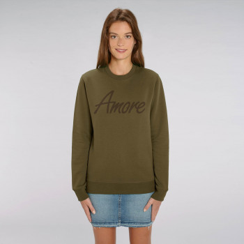 Organic Amore-Sweatshirt (unisex) khaki