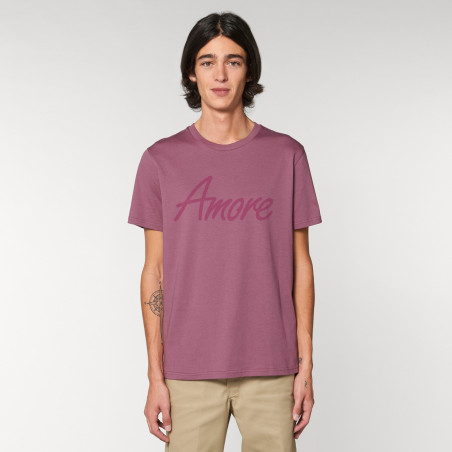 Organic Amore T-Shirt (unisex) mauve, Lack