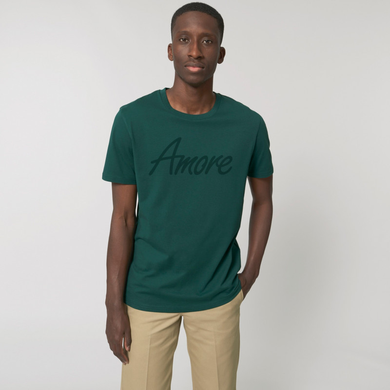 Organic Amore T-Shirt (unisex) glazed green, Lack