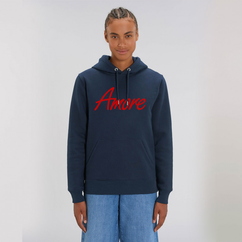 Organic Amore-Hoodie (unisex) french navy