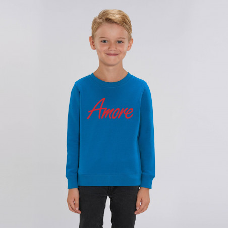 Organic Amore-Sweatshirt für Kinder, royal blue