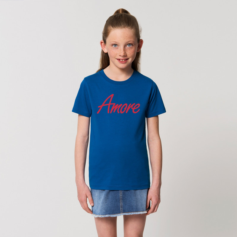 Organic Amore T-Shirt für Kinder, majorelle blue