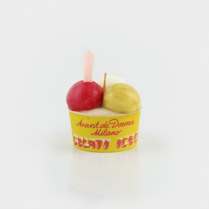 Kerze „Eisbecher“ aus Sizilien Kerze „Eisbecher“ aus Sizilien