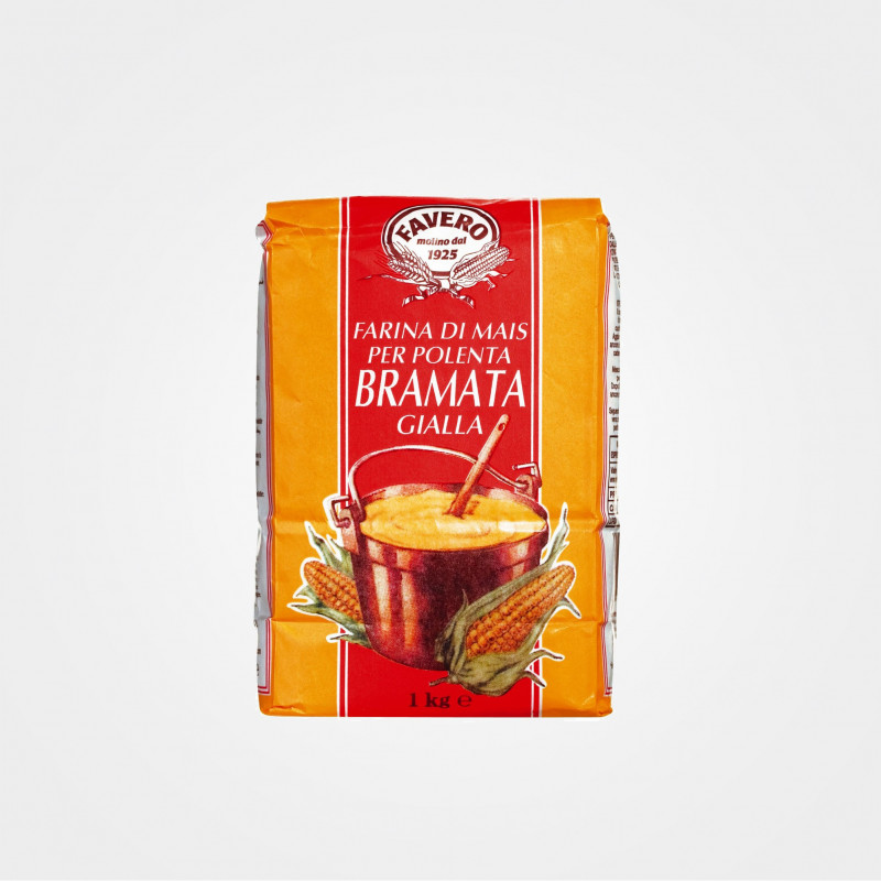 Grober Maisgrieß „Polenta“, grob gemahlen, von Favero Grober Maisgrieß „Polenta“, grob gemahlen, von Favero