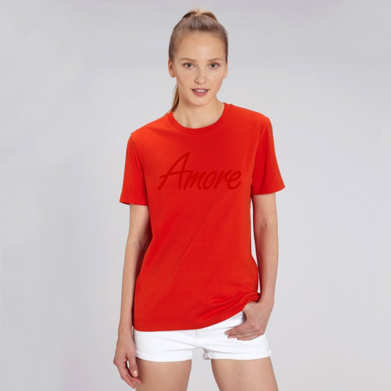Organic Amore T-Shirt (unisex) bright red, Stanley Stella Organic Amore T-Shirt (unisex) bright red, Stanley Stella