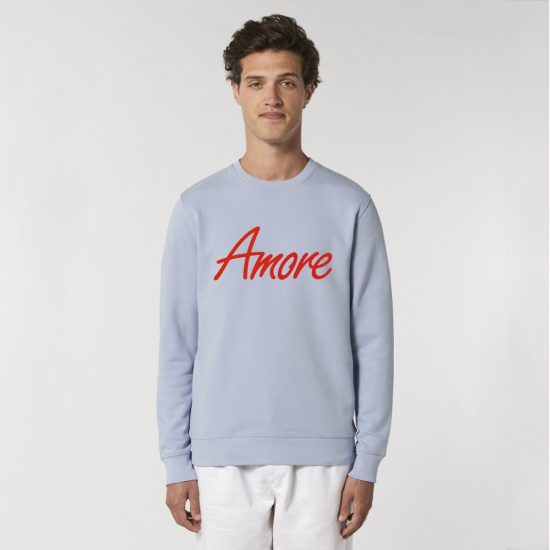 Organic Amore-Sweatshirt (unisex) serene blue, Stanley & Stella Organic Amore-Sweatshirt (unisex) serene blue, Stanley & Stella