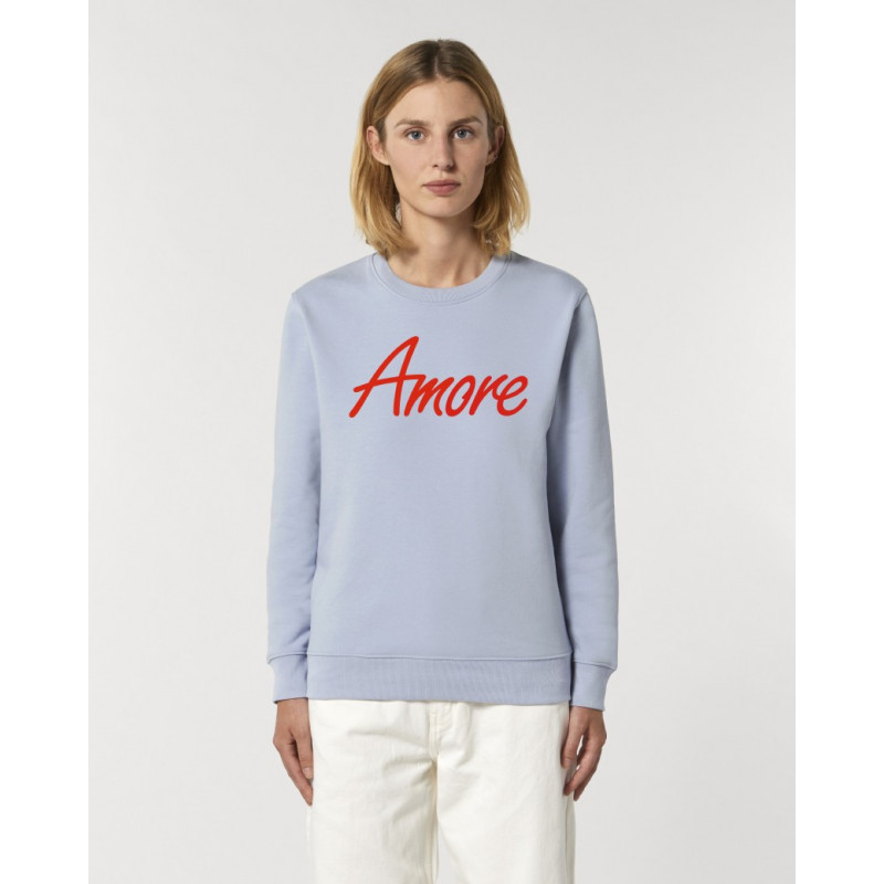 Organic Amore-Sweatshirt (unisex) serene blue, Stanley & Stella Organic Amore-Sweatshirt (unisex) serene blue, Stanley & Stella