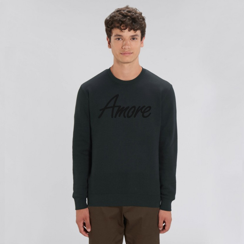 Organic Amore-Sweatshirt (unisex) black Organic Amore-Sweatshirt (unisex) black