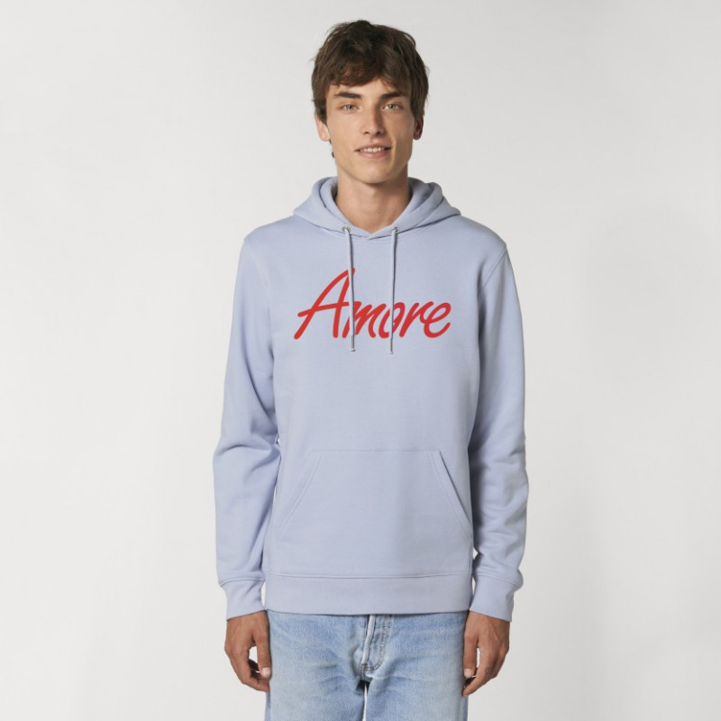 Organic Amore-Hoodie (unisex) serene blue Organic Amore-Hoodie (unisex) serene blue