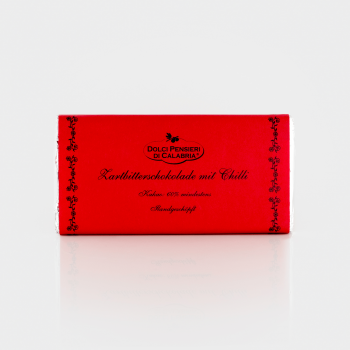 Zartbitterschokolade mit Chili von Dolci Pensieri di Calabria