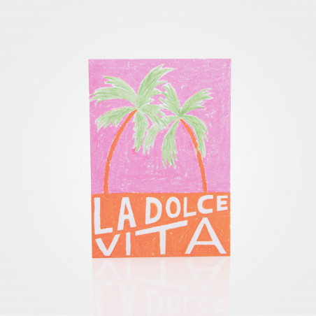 Postkarte „Dolce Vita“ von Malena Guinet