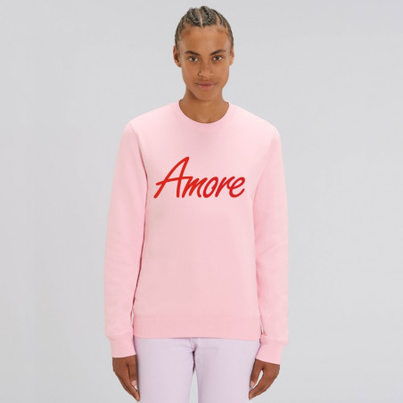 Organic Amore Sweatshirt (unisex) cotton pink