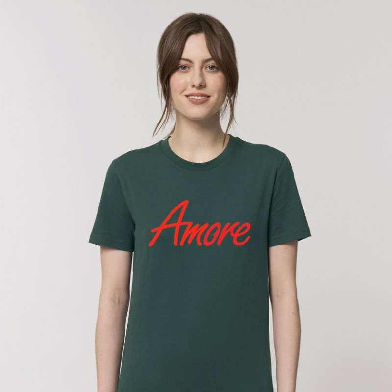 Organic Amore T-Shirt (unisex) glazed green Organic Amore T-Shirt (unisex) glazed green