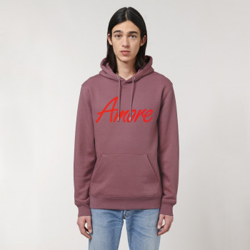 Organic Amore-Hoodie (unisex) hibiscus rose