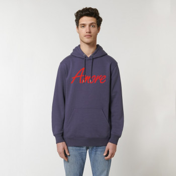 Organic Amore-Hoodie (unisex) indigo hush