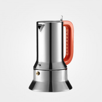 „9090 Mancio Forato“ Espressokocher von Alessi. Design: Richard Sapper